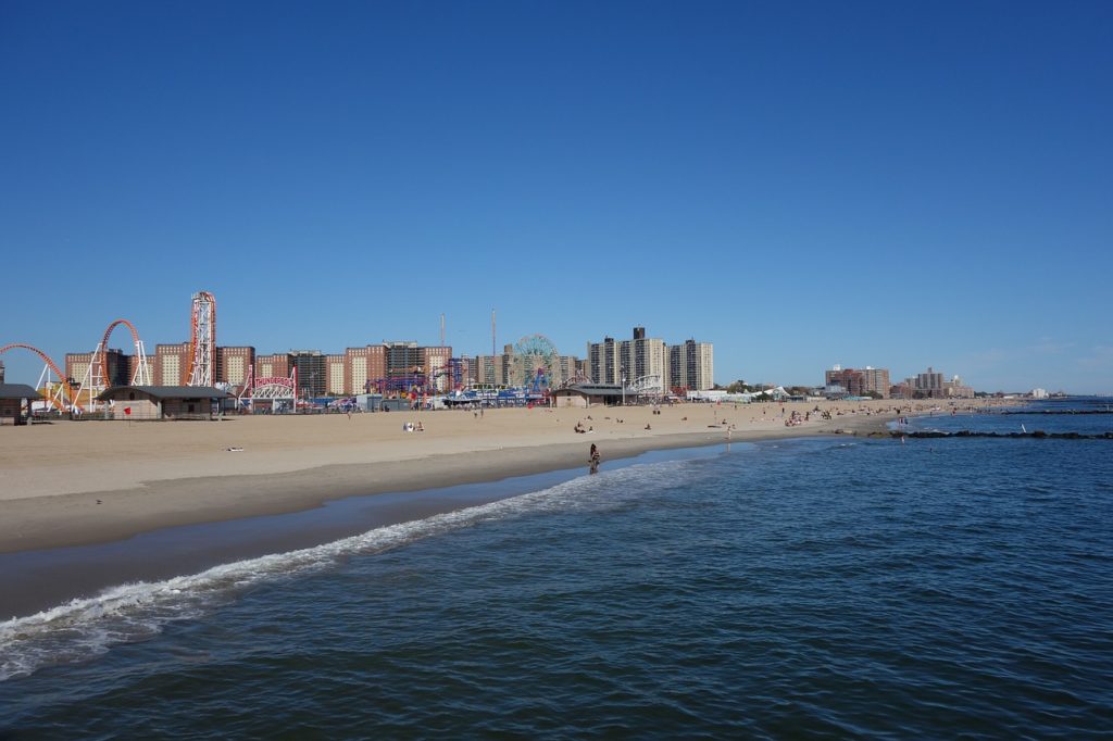 Plage Coney Island New York